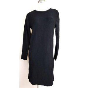 3/$25 Carmen Marc Valvo Size M Black Knit Dress